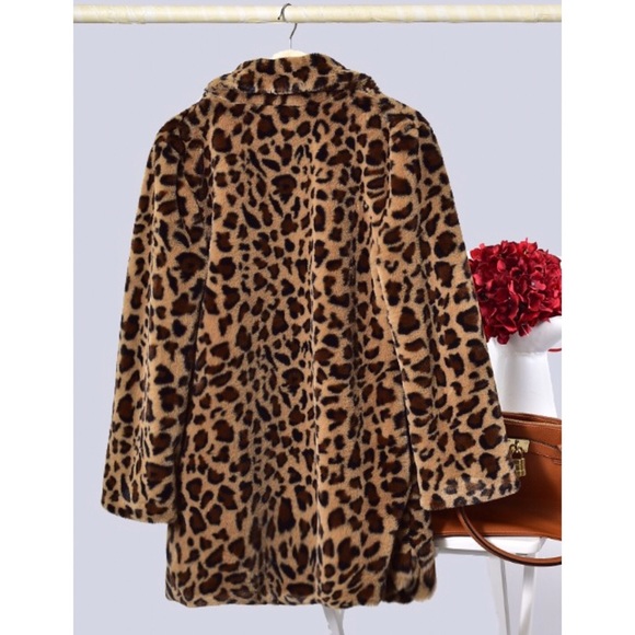 LAST ONE—SIZE SMALL Leopard Faux Fur - Picture 6 of 8